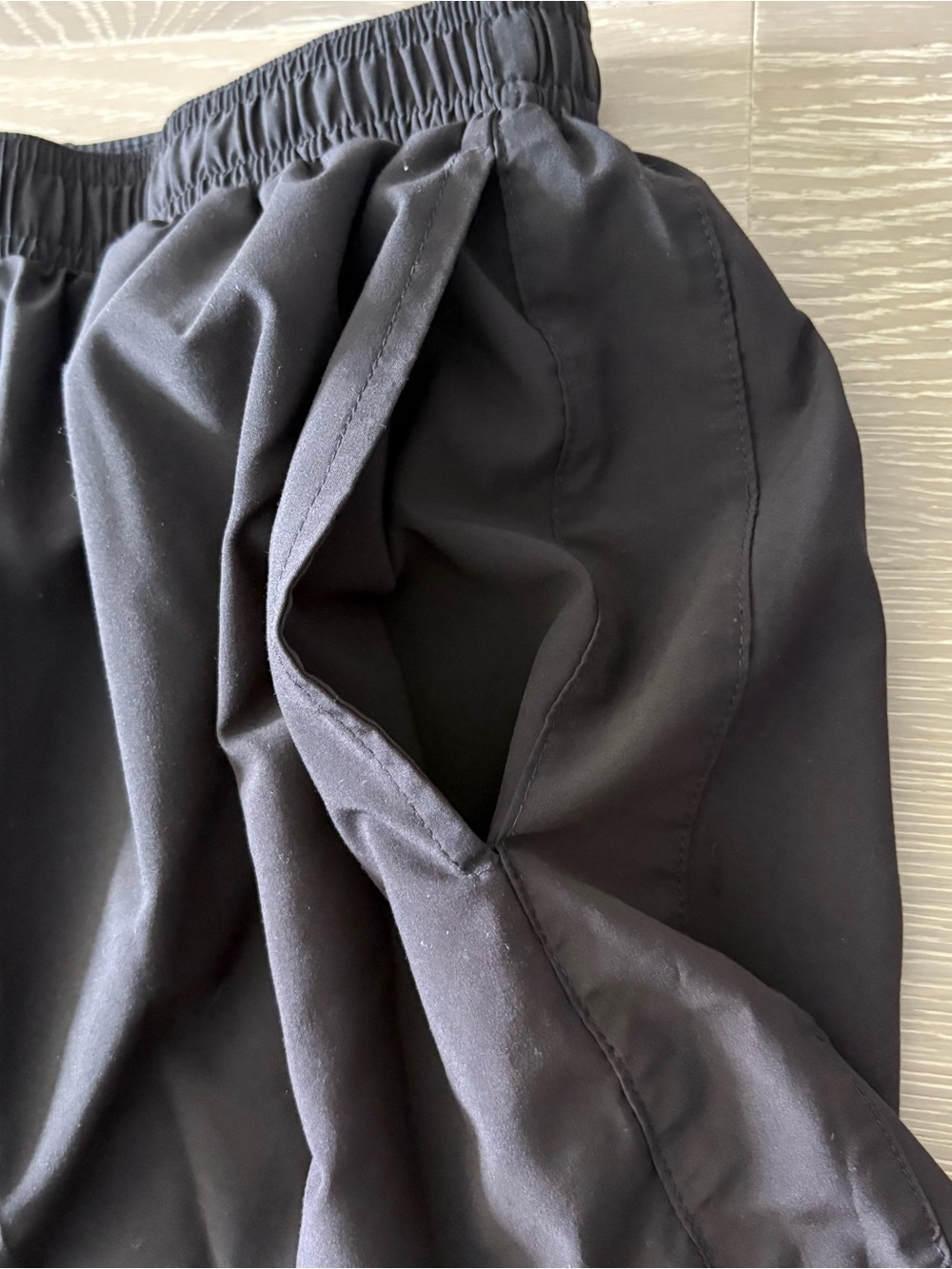 Men's Black Athletic Shorts - Lined - Picture 3 of 11